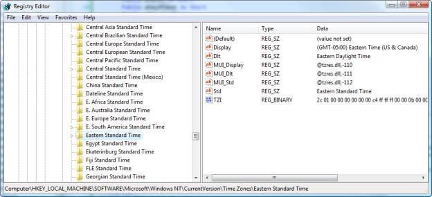 Windows XP, 2008 Server, Windows 7. Uppdatera tidszoner: varför behövs det och hur fungerar det?