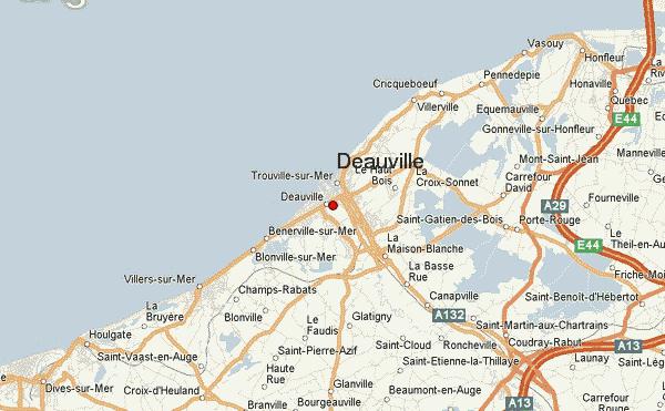 Deauville, Frankrike: charmen i Laag Normandie