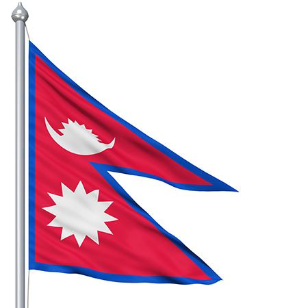 Flagga av Nepal: visa, mening, historia